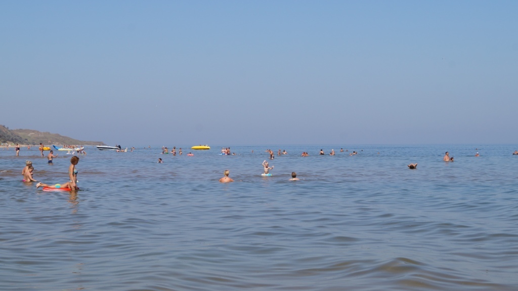 Штиль фото моря в Кучугурах